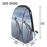 Rainbow Dolphin School Backpack For Girls Kids Kindergarten School Bags Child Bookbag