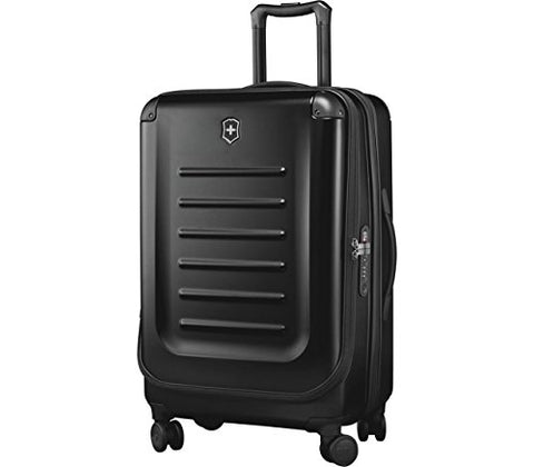 Victorinox Spectra 2.0 Expandable Medium Hardside Spinner Suitcase, 27-Inch, Black