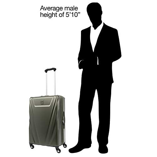 Travelpro Maxlite 5 25Inch Expandable Hardside Spinner Luggage, Slate