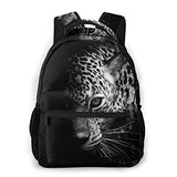 Casual Backpack,Jaguar Portrait,Business Daypack Schoolbag For Men Women Teen