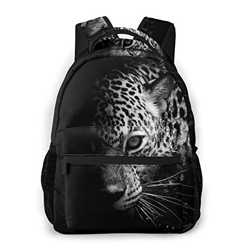 Casual Backpack,Jaguar Portrait,Business Daypack Schoolbag For Men Women Teen