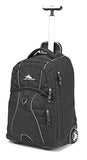 High Sierra Freewheel Wheeled Laptop Backpack, Black