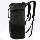 G-FAVOR 40L Travel Backpack,Vintage Canvas Rucksack Convertible Duffel Bag Flight Approved Luggage Carry Fit for 17 Inch Laptop
