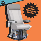 Pawfect Pets Airline Approved Pet Carrier Soft-Sided Cat Carrier and Dog Carrier for Small Dogs and Cats, Fits Underneath Airplane Seat. Comes with Two Fleece Pet Mats. (Navy)