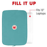 Fjallraven - Kanken Laptop Case 15" for School and Work, Frost Green