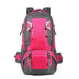 40L 60L Waterproof Outdoor Travel Backpack Camping Trekking Bag For Man Woman Climbing Hiking Rucksack Fishing Cycling Backpack,60L Pink
