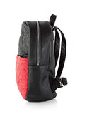 Betsey Johnson Women's Backpack with Crossbody Black/Red One Size