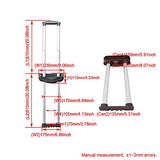 Homeswitch Travel Luggage Telescopic Handle Replacement Spare Parts Suitcase Pull Drag Rod (G001#)