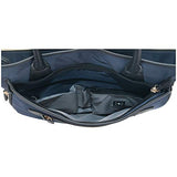 Kenneth Cole Reaction Women's Silky Polyester Top Zip 15" (RFID) Laptop Tote Navy One Size