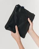 Ripstop Nylon Backpack, Lightweight Packable Backpack Ideal for Travel or the Gym, Black