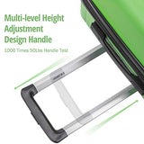 Merax Luggage Set with TSA Lock, All Expandable 3 Piece Hardshell Lightweight Suitcase Set 20inch 24inch 28inch (Apple Green)