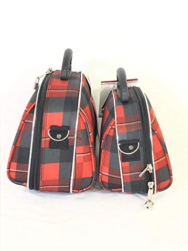 Dejuno Makeup Bag With Zipper And Multi Compartment Easy To Carry 12"