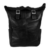 McKlein, S Series, Kennedy, Pebble Grain Calfskin Leather, 17" Leather Dual Access Laptop Backpack, Black (88735)