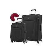 Travelpro Maxlite 5 | 3-PC Set | Int'l Carry-On & 29" Exp. Spinners with Travel Pillow (Black)