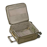 Briggs & Riley Baseline International Carry-On Expanadable Wide-Body 21" Spinner, Olive, One Size