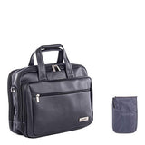 Bugatti Harrold Executive Briefcase, Synthetic Leather, Black