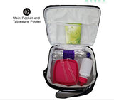 Ceomate Children Fireman Sam Backpack-Boys 3 in 1 School Bag Set Cartoon Rucksack with Insulated Lunch Bag Pencil Case