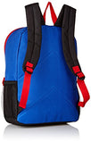 Marvel Boys' Civil War Captain Vs. Ironman Backpack with Lunch Kit, Blue/black
