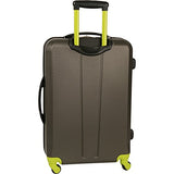 Nautica Tide Beach 25 Inch Hardside Spinner Suitcase (Classic Grey)
