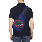 Florid-a Gato-rs Logo man's Casual Chest Bag Shoulder Backpack Crossbody Sling Bag Daypack for Travel,Hiking,Gym,Outdoors for Men