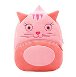 Cute Toddler Backpack Toddler Bag Plush Animal Cartoon Mini Travel Bag for Baby Girl Boy 1-6 Years (Cat)