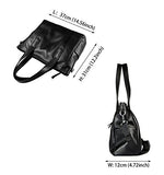 Saierlong New Mens Black Genuine Leather Briefcase Shoulder Laptop Business Bag