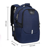 Silmarils 13 Inch To 17.3 Inch Tsa Friendly Scansmart Laptop Backpack Waterproof (Black/Blue)(Blue)