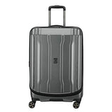 DELSEY Paris Luggage Cruise Lite Hardside 2.0 25" Checked Lightweight Suitcase, Platinum