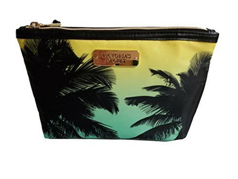 Victoria'S Secret Ombre Palm Tree Makeup Cosmetic Yellow Seafoam Blue