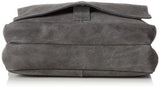 David King & Co. Full Flap Messenger Distressed, Grey, One Size