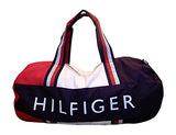 Tommy Hilfiger Patriot Duffle Bag With Wide Navy, Red And White Stripe Handles