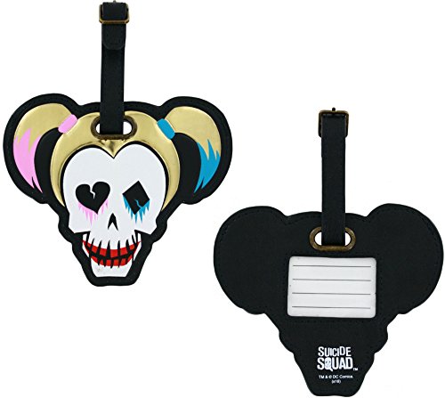 Suicide Squad Harley Quinn Pu Luggage Tag