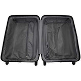 Ben Sherman Nottingham 28" Lightweight Durable Hardside 4-Wheel Spinner Checked Suitcase, Cobalt