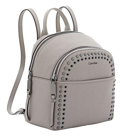Calvin Klein Samira Pebble Leather Small Backpack ? Smoke