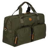 Bric's X-Bag/x-Travel 2.0 18 Inch Cargo Overnight Boarding Duffle W/Pockets, Olive, One Size