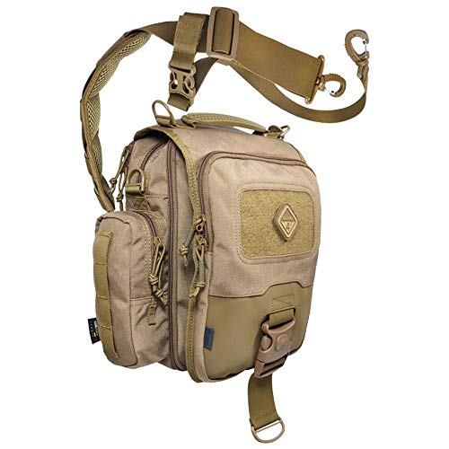 HAZARD 4 MSG-KTO-CYT_Coyote_31 x 23 x 8 cm, 5.7 Liter Kato iPad/Tablet Mini Messenger Bag with Molle, Coyote, 12 x 5.2 x 13.5
