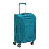 DELSEY Paris Hyperglide 3 Piece Luggage Set Carry On & Checked Spinner Suitcases, Teal Blue