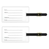 London England Britain Bridge Tile Collage Luggage ID Tags Cards Set of 2