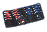 Lewis N. Clark Am/Pm Folding Pill Organizer With 16 Slide-Locking Pouches