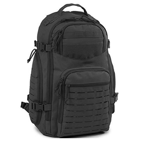Highland Tactical Roger Heavy Duty Backpack (Hlbp19) (Black)