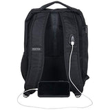 Kenneth Cole Reaction Top Zip Laptop with USB Port (RFID) Backpack, Black One Size