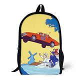 Dukes of Hazz-ard 90s 80s Horror Movie Student Shoulder Bag Large Capacity Bookbag Casual Durable Laptop Backpack Outdoor Travel Scary Film Daypack College Back To School Women Men Fits 17 Inch