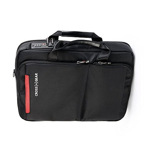 Crossgear Laptop Briefcase With Combination Lock 15.6 Inch Laptop Bag,Business Office Bag For Men