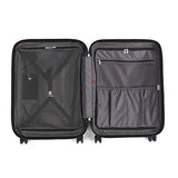 Delsey Pluggage 23" Hardside Spinner Upright Checked Luggage (Black)