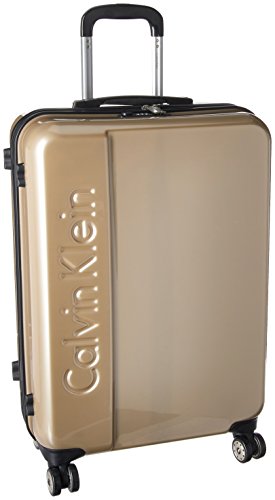 Calvin Klein Manhattan 2.0 24 Inch Spinner, Champagne, One Size