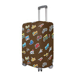 GIOVANIOR Cartoon Traffic Luggage Cover Suitcase Protector Carry On Covers