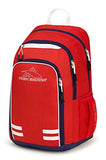 High Sierra Blaise Backpack, Crimson/True Navy/White