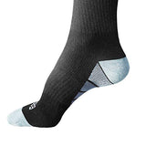 BAMS Premium Bamboo Compression Socks for Men & Women - Best Antibacterial 15-20 mmHg Graduated Knee-High Sock with Hypoallergenic Odor-Kill Technology for Running, Sports, Travel, Maternity (1 Pair)
