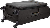 AmazonBasics Belltown Softside Rolling Spinner Suitcase Luggage - 30 Inch, Heather Black