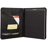Kenneth Cole Reaction Faux Croco Leather Standard Bifold Writing Pad, Black